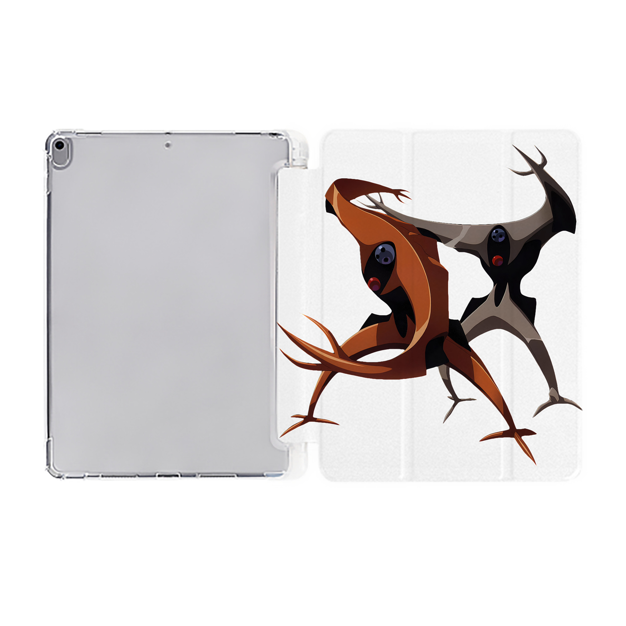 （画像用） EVA 新世紀エヴァンゲリオン IPad ケース ペン収納付き 三つ折りスタンド PUレザー×シリコン 対応機種9.5/10.5/10.9インチ